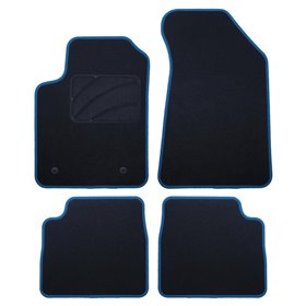 ALFOMBRA A MEDIDA LANCIA DELTA (2008-2014) 5PZ RIBETE AZUL