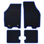 ALFOMBRA A MEDIDA LANCIA YPSILON (2006-2011) 5PZ RIBETE AZUL
