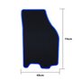 ALFOMBRA A MEDIDA LANCIA YPSILON (2006-2011) 5PZ RIBETE AZUL