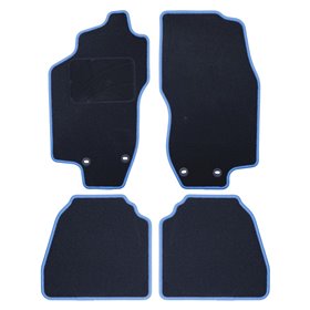 ALFOMBRA A MEDIDA LANCIA LYBRA (1999-2005) 5PZ C/P RIBETE AZUL