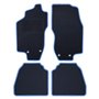 ALFOMBRA A MEDIDA LANCIA LYBRA (1999-2005) 5PZ C/P RIBETE AZUL