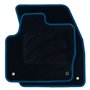 ALFOMBRA A MEDIDA LAND ROVER RANGE ROVER EVOQUE (2011-2019) 5PZ RIBETE AZUL