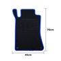 ALFOMBRA A MEDIDA MERCEDES W203 CLASE C SEDAN-CLC (2000-2007) 5PZ RIBETE AZUL