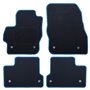 ALFOMBRA A MEDIDA MAZDA 3 (2009-2013) 5PZ RIBETE AZUL
