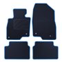 ALFOMBRA A MEDIDA MAZDA 6 WAGON (2017-PRESENTE) 5PZ RIBETE AZUL