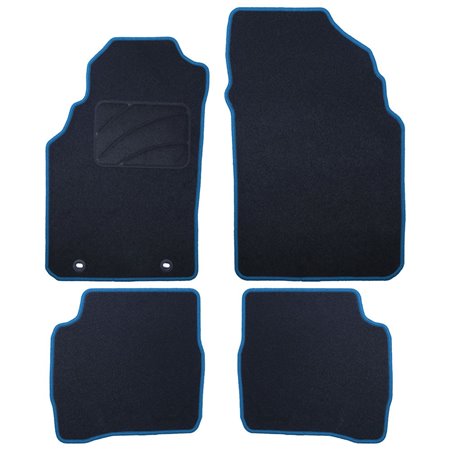 ALFOMBRA A MEDIDA NISSAN PRIMERA (1996-2002) 5 RIBETE AZUL