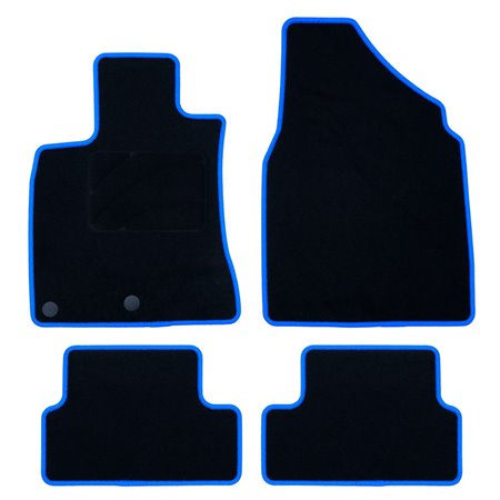 ALFOMBRA A MEDIDA OCC DESIGN NISSAN QASHQAI (2007-2013) 5 PZ AZUL