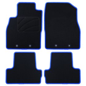 ALFOMBRA A MEDIDA OPEL AMPERA (2012-2017) 5 RIBETE AZUL