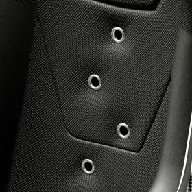 ACOLCHADO TAPIZADO TRASERO VENTILADO OMP ASIENTO HRC NEGRO