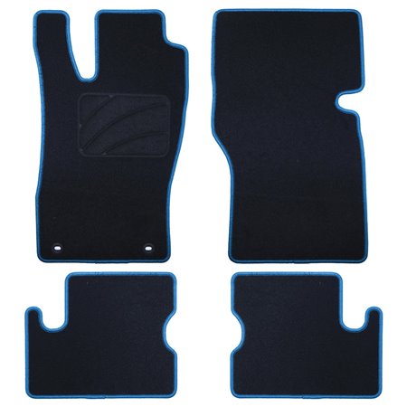ALFOMBRA A MEDIDA OPEL ASTRA F (1991-1998) 5 RIBETE AZUL