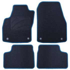ALFOMBRA A MEDIDA OPEL ASTRA H TWINTOP CABRIO (2006-2011) 5 RIBETE AZUL