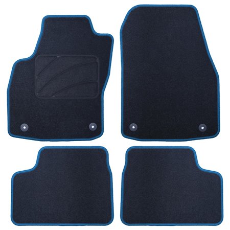ALFOMBRA A MEDIDA OPEL ASTRA H TWINTOP CABRIO (2006-2011) 5 RIBETE AZUL