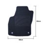 ALFOMBRA A MEDIDA OPEL ASTRA H TWINTOP CABRIO (2006-2011) 5 RIBETE AZUL