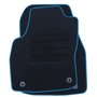 ALFOMBRA A MEDIDA OPEL ASTRA J FAMILIAR, 3 Y 5 PUERTAS (2009-2015) 5PZ RIBETE AZUL