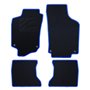 ALFOMBRA A MEDIDA OPEL COMBO C (2001-2012) 5PZ RIBETE AZUL