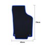 ALFOMBRA A MEDIDA OPEL COMBO C (2001-2012) 5PZ RIBETE AZUL