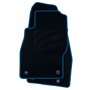 ALFOMBRA A MEDIDA OPEL CORSA D (2006-2014) 5PZ RIBETE AZUL