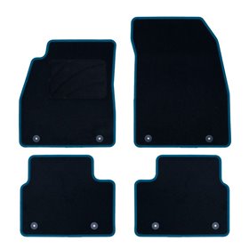 ALFOMBRA A MEDIDA OPEL INSIGNIA (2808-2817) 5PZ RIBETE AZUL