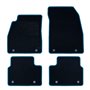 ALFOMBRA A MEDIDA OPEL INSIGNIA (2808-2817) 5PZ RIBETE AZUL