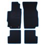 ALFOMBRA A MEDIDA PEUGEOT 406 SEDAN Y FAMILIAR (1995-2004) 5PZ O CP RIBETE AZUL
