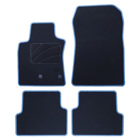 ALFOMBRA A MEDIDA RENAULT MODUS (2004-2012) 5PZ RIBETE AZUL