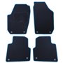 ALFOMBRA A MEDIDA SKODA ROOMSTER (2006-2015) 5 RIBETE AZUL