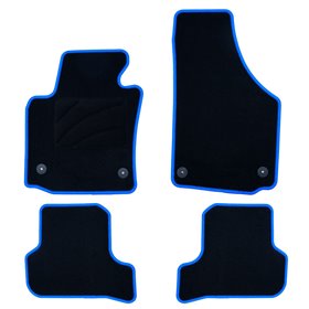ALFOMBRA A MEDIDA OCC DESIGN SEAT LEON MK2 (2005-2012) 5 PZ AZUL
