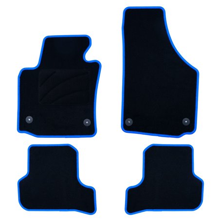 ALFOMBRA A MEDIDA OCC DESIGN SEAT LEON MK2 (2005-2012) 5 PZ AZUL