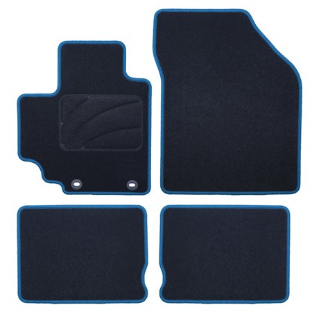 ALFOMBRA A MEDIDA SUZUKI ALTO (DESDE 2009) 5 RIBETE AZUL