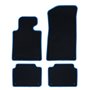 ALFOMBRA A MEDIDA VOLKSWAGEN BORA (1998-2005) 5PZ RIBETE AZUL