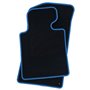 ALFOMBRA A MEDIDA VOLKSWAGEN BORA (1998-2005) 5PZ RIBETE AZUL
