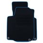 ALFOMBRA A MEDIDA VOLKSWAGEN GOLF I (1974-1983) 5PZ RIBETE AZUL