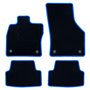 ALFOMBRA A MEDIDA OCC DESIGN VOLKSWAGEN GOLF VII (2012-2019) 5 PZ AZUL