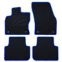 ALFOMBRA A MEDIDA VOLKSWAGEN TIGUAN AUTOMATICO (2016-PRESENTE) 5PZ RIBETE AZUL