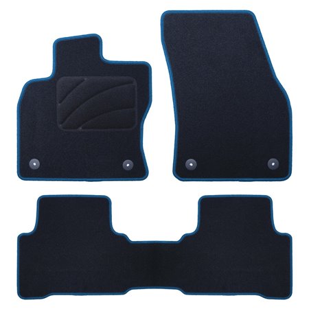 ALFOMBRA A MEDIDA VOLKSWAGEN TOURAN (2015-PRESENTE) CP RIBETE AZUL