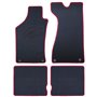 ALFOMBRA A MEDIDA AUDI 80 SEDAN (1986-1996) 5PZ RIBETE ROJO