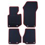 ALFOMBRA A MEDIDA BMW E36 SERIE 3 CABRIO (1993-1999) 5PZ RIBETE ROJO