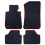 ALFOMBRA A MEDIDA BMW E84 X1 (2009-2015) 5PZ RIBETE ROJO