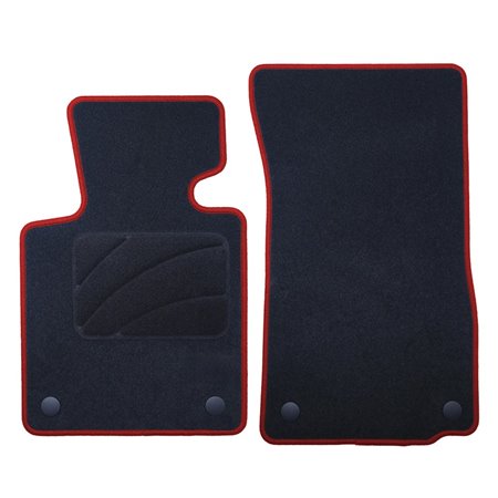 ALFOMBRA A MEDIDA BMW E85 Z4 (2002-2009) 2PZ RIBETE ROJO