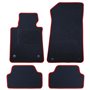 ALFOMBRA A MEDIDA BMW E88 SERIE 1 CABRIO (2008-2014) 5PZ RIBETE ROJO