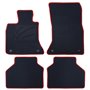 ALFOMBRA A MEDIDA BMW F07 SERIE 5 GT (2009-2017) 5PZ RIBETE ROJO