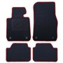 ALFOMBRA A MEDIDA BMW F21 SERIE 1 3 PUERTAS (2012-PRESENTE) 5PZ RIBETE ROJO