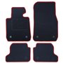 ALFOMBRA A MEDIDA BMW F22 SERIE 2 COUPE (2014-2019) 5PZ RIBETE ROJO