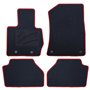 ALFOMBRA A MEDIDA BMW F25 X3 (2010-2017) 5PZ RIBETE ROJO