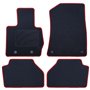 ALFOMBRA A MEDIDA BMW F26 X4 (2014-2018) 5PZ RIBETE ROJO