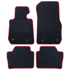 ALFOMBRA A MEDIDA BMW F31 SERIE 3 TOURING (2012-2019) 5PZ RIBETE ROJO