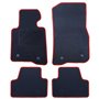 ALFOMBRA A MEDIDA BMW F33 SERIE 4 CABRIO (2014-2019) 5PZ RIBETE ROJO