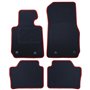 ALFOMBRA A MEDIDA BMW F36 SERIE 4 GRAN COUPE (2014-PRESENTE) 5PZ RIBETE ROJO