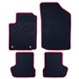 ALFOMBRA A MEDIDA CITROEN C2 (2003-2009) 5PZ RIBETE ROJO