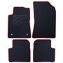 ALFOMBRA A MEDIDA CITROEN C3 (2016-PRESENTE) 5PZ RIBETE ROJO